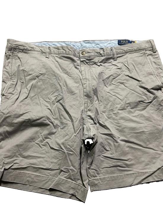 Polo Ralph Lauren Other - Men’s Polo Ralph Lauren Stretch Classic Fit Grey Khaki Shorts Size 46B
